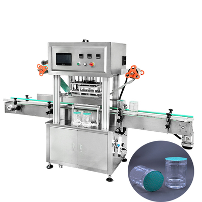 全自动腌菜塑料罐子封口机